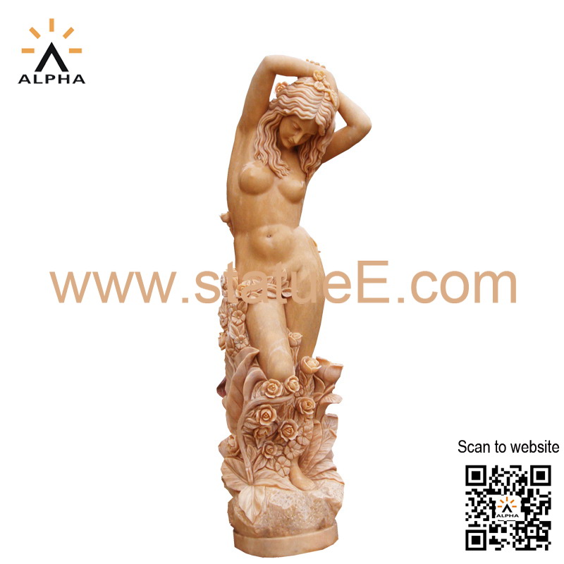 Naked Greek statues